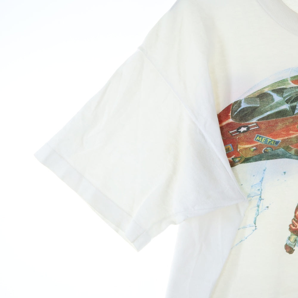 VINTAGE(ヴィンテージ) 80s AKIRA KANEDA BIKE アキラ 金田 バイク 両面プリント 半袖Tシャツ ホワイト