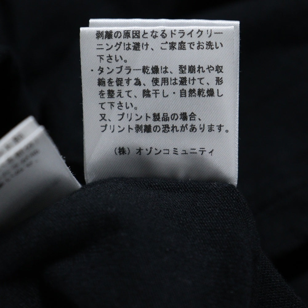 HYSTERIC GLAMOUR(ヒステリックグラマー) METAL HYSTERIC ロゴプリント 半袖Tシャツ カットソー ブラック/ブルー