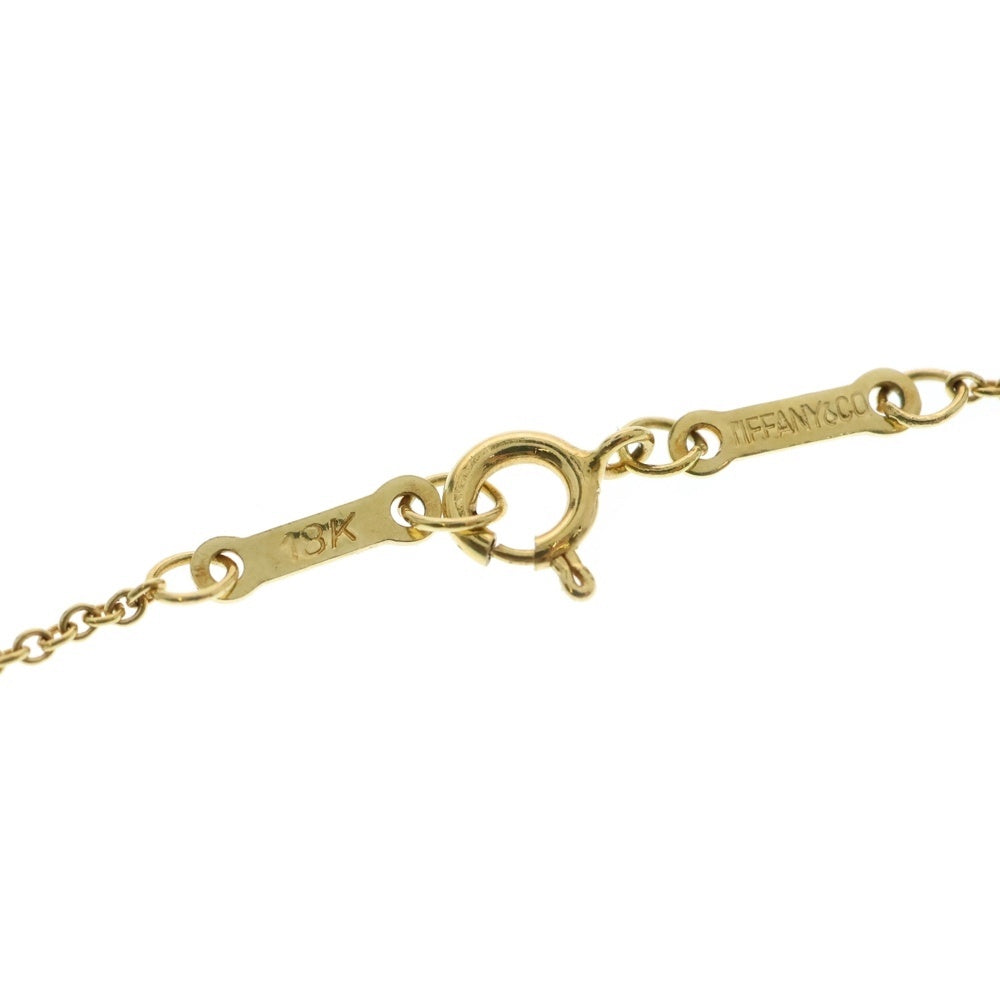 TIFFANY&Co(ティファニー) オープンハート ペンダント 18K エルサペレッティ ネックレス イエローゴールド