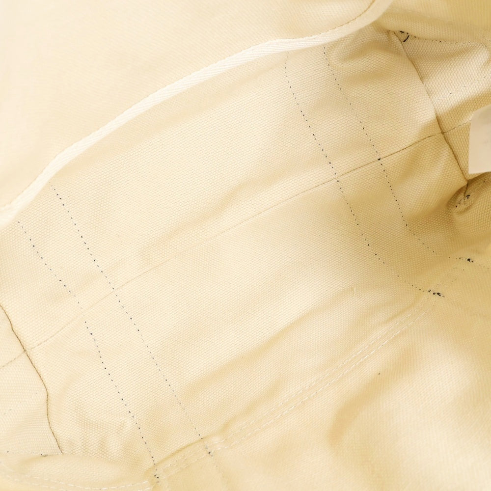 POLO RALPH LAUREN(ポロラルフローレン) 刺繍 キャンバス トートバッグ ホワイト/ネイビー