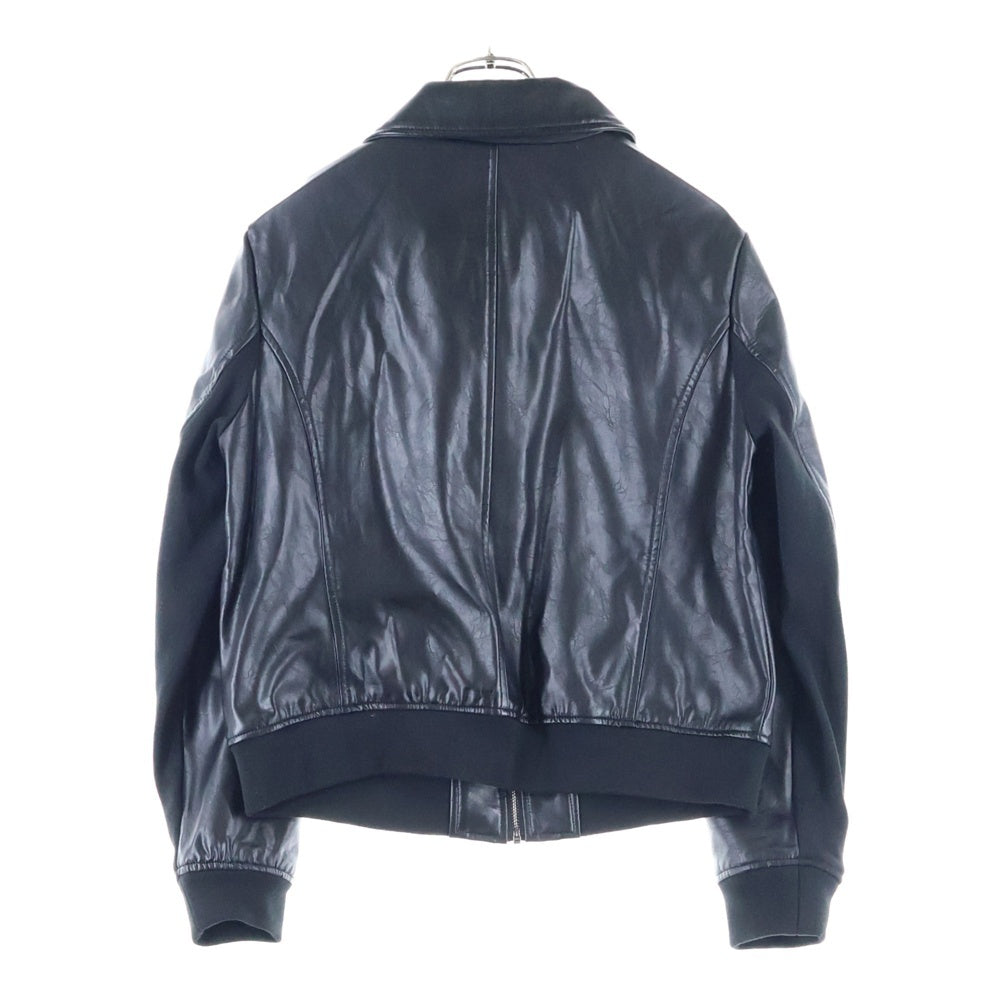 Desigual(デシグアル) フェイクレザー バイカージャケット ブラック レディース 24SWEW25