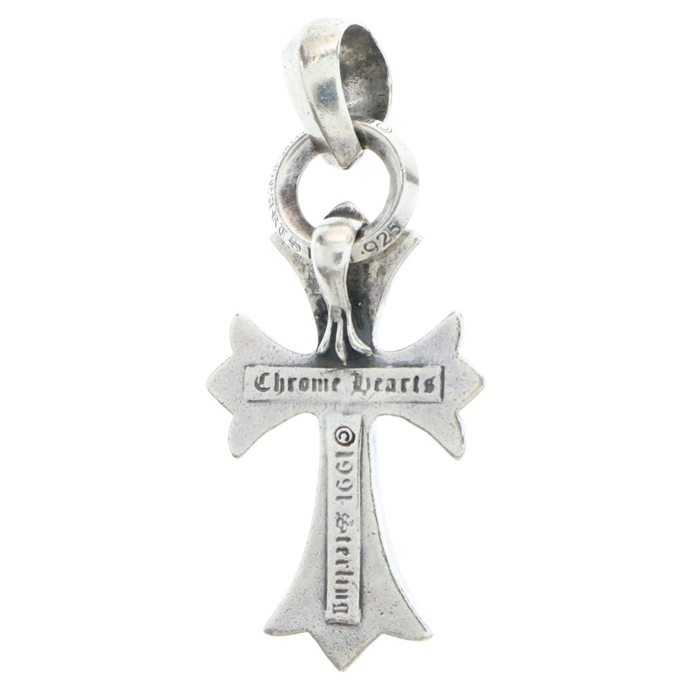CHROME HEARTS(クロムハーツ) CH CRS SML W/BALE Wベイル スモールCHクロス ペンダントトップ シルバー BCA218