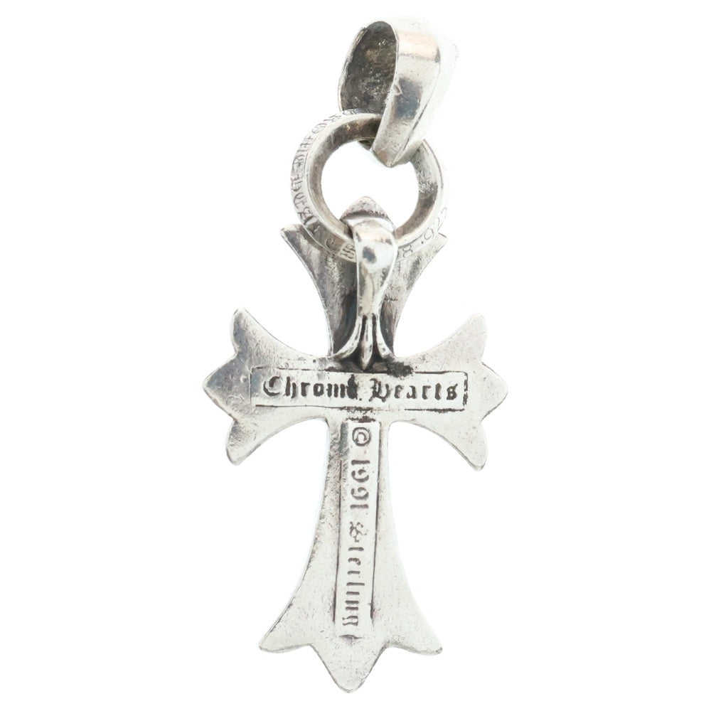 CHROME HEARTS(クロムハーツ) CH CRS SML W/BALE Wベイル スモールCHクロス ペンダントトップ シルバー BCA218