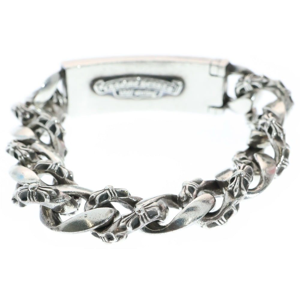 クロムハーツ　ID フローラルクロスIDブレスレット 13LINK CHROME HEARTS クロムハーツ IDブレスレット フローラルクロス