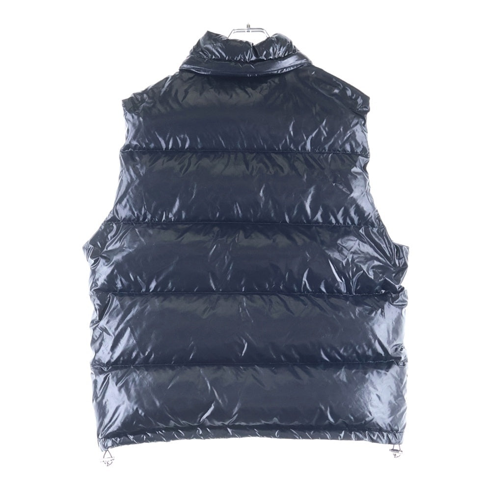 A BATHING APE(アベイシングエイプ) LINE CAMO DEBOSSED ライン カモ ナイロンダウンベスト 001DNK801306M ブラック