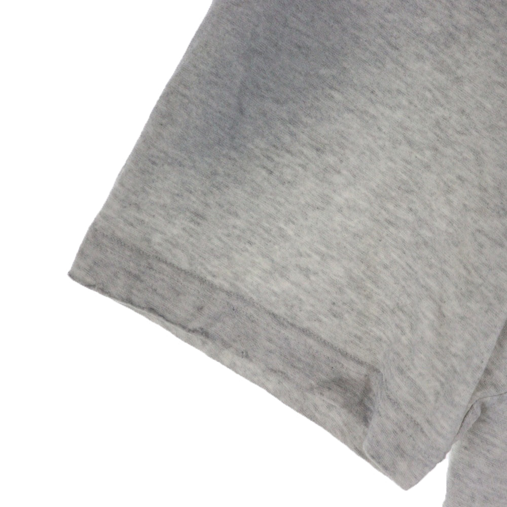 Acne Studios(アクネ ストゥディオズ) ヴィンテージ加工 フロントロゴプリント 半袖Tシャツ カットソー グレー FN-UX-TSHI000017