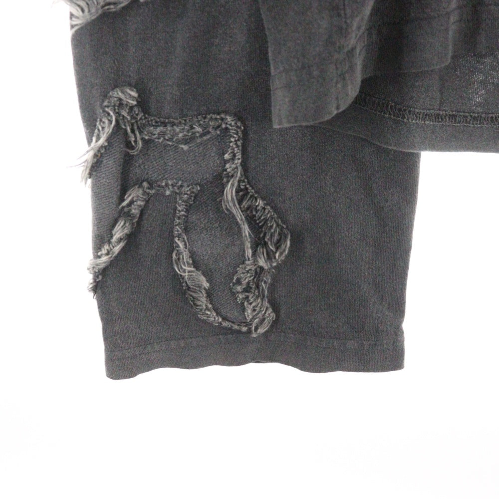Acne Studios(アクネ ストゥディオズ) LOGO LONG SLEEVE TOP FN-MN-TSHI000622 クルーネック 長袖Tシャツ カットソー ブラック