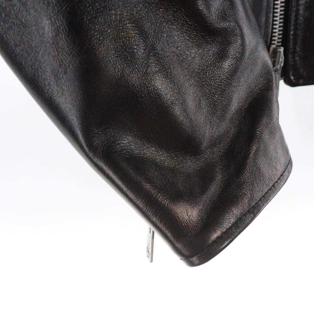 OUR LEGACY(アワーレガシー) HELLRAISER JACKET M2209HA カウレザー ダブルライダースジャケット ブラック