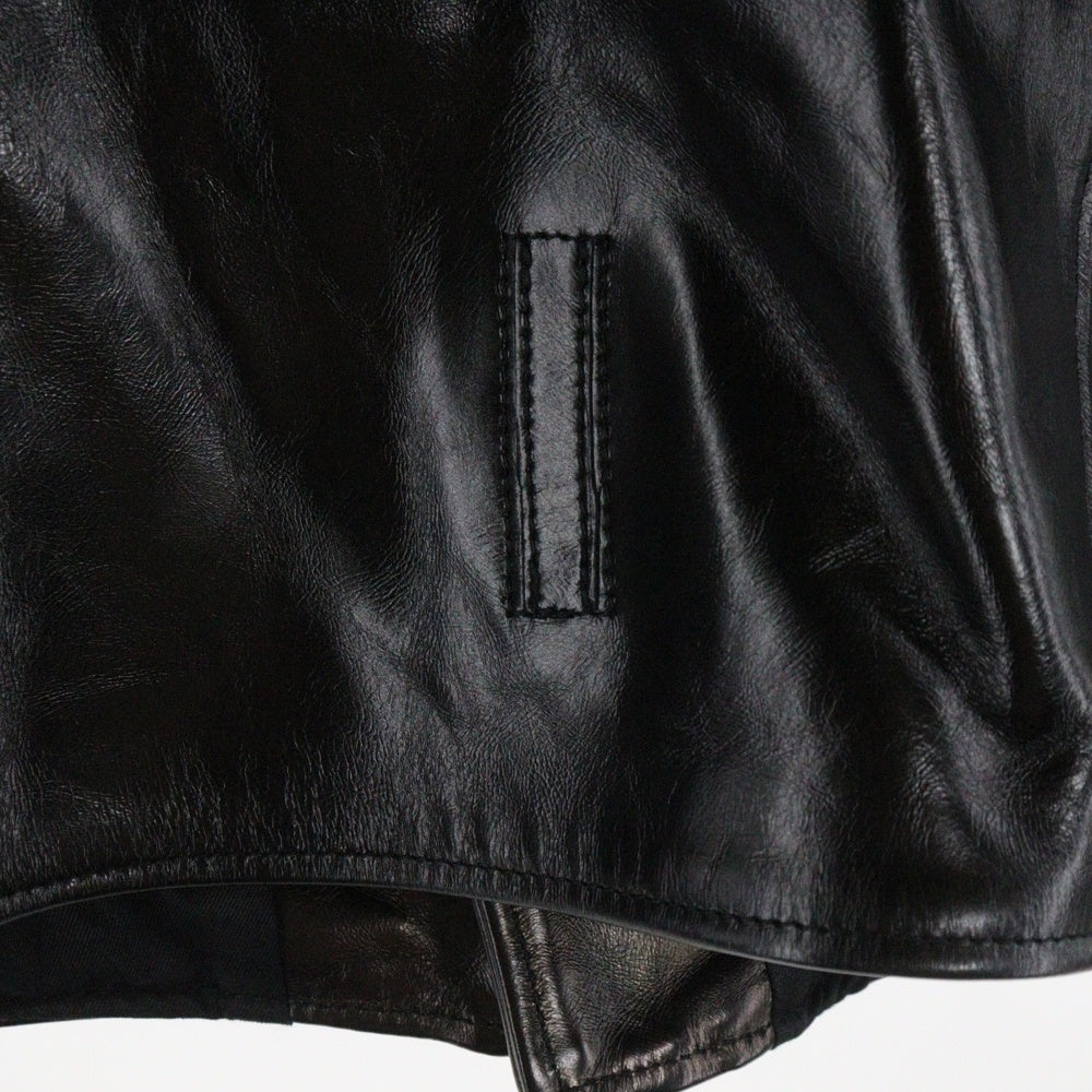 OUR LEGACY(アワーレガシー) HELLRAISER JACKET M2209HA カウレザー ダブルライダースジャケット ブラック