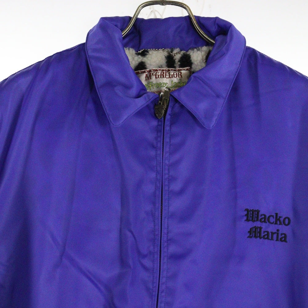 WACKO MARIA(ワコマリア) 23AW ×McGREGOR ANTI FREEZE JACKET TYPE4 23FW-WMO-MC04 マックレガー アンチフリーズジャケット パープル