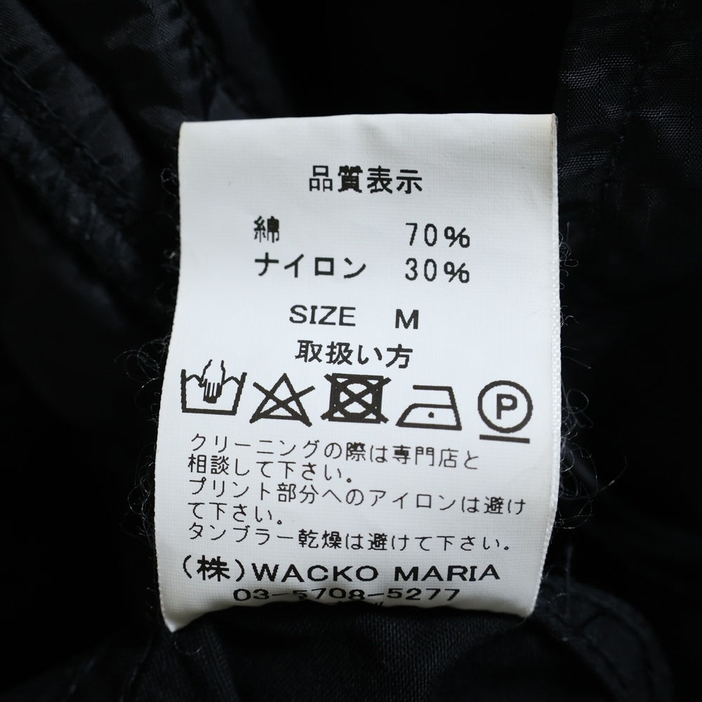 WACKO MARIA(ワコマリア) RELAX別注 NAVY MODS COAT WMGP-RELAXEVOLUTION-ML01 キルティングライナー付き モッズロングコート ブラック
