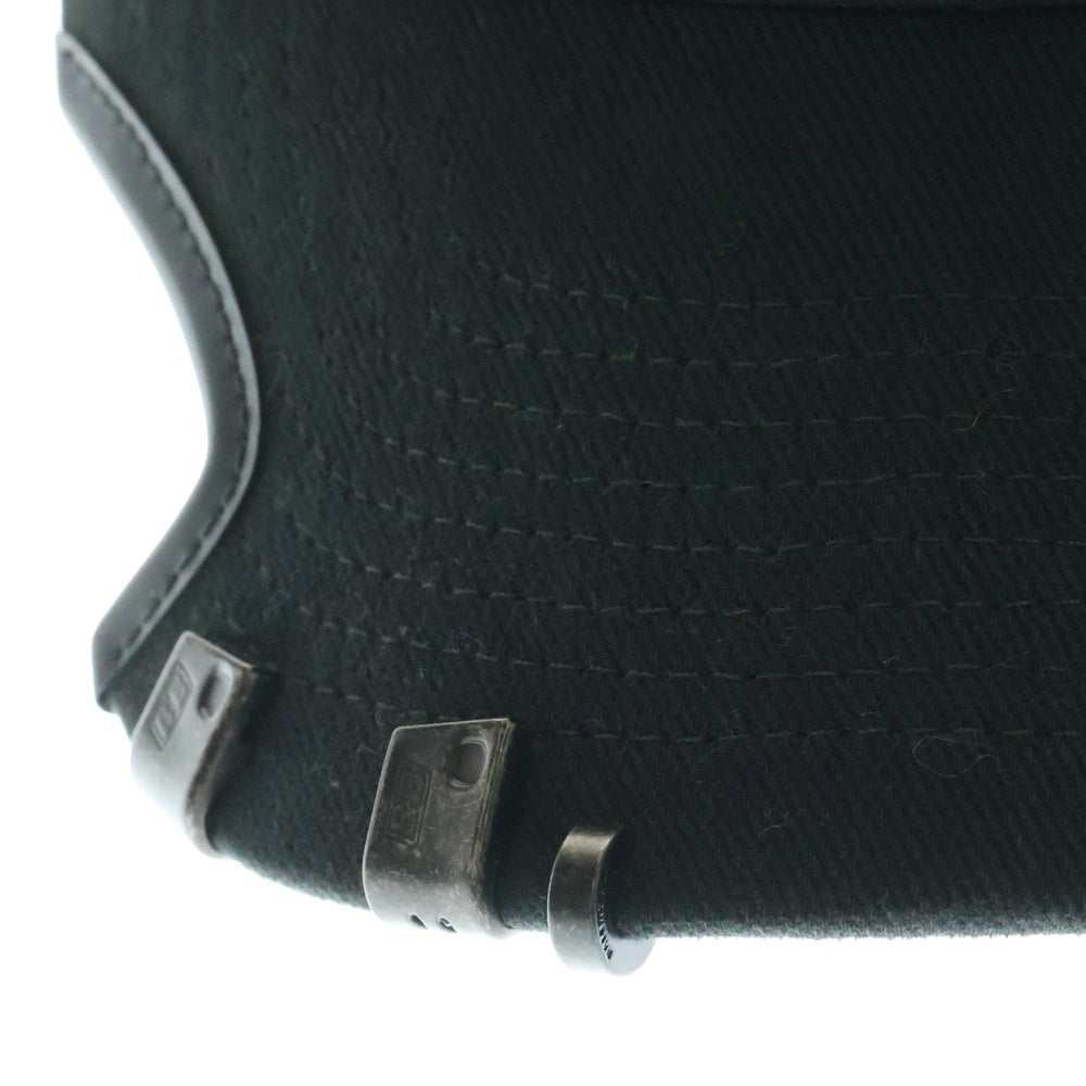 BALENCIAGA(バレンシアガ) ピアッシング ベースボールキャップ 帽子 ブラック 788749 410B2
