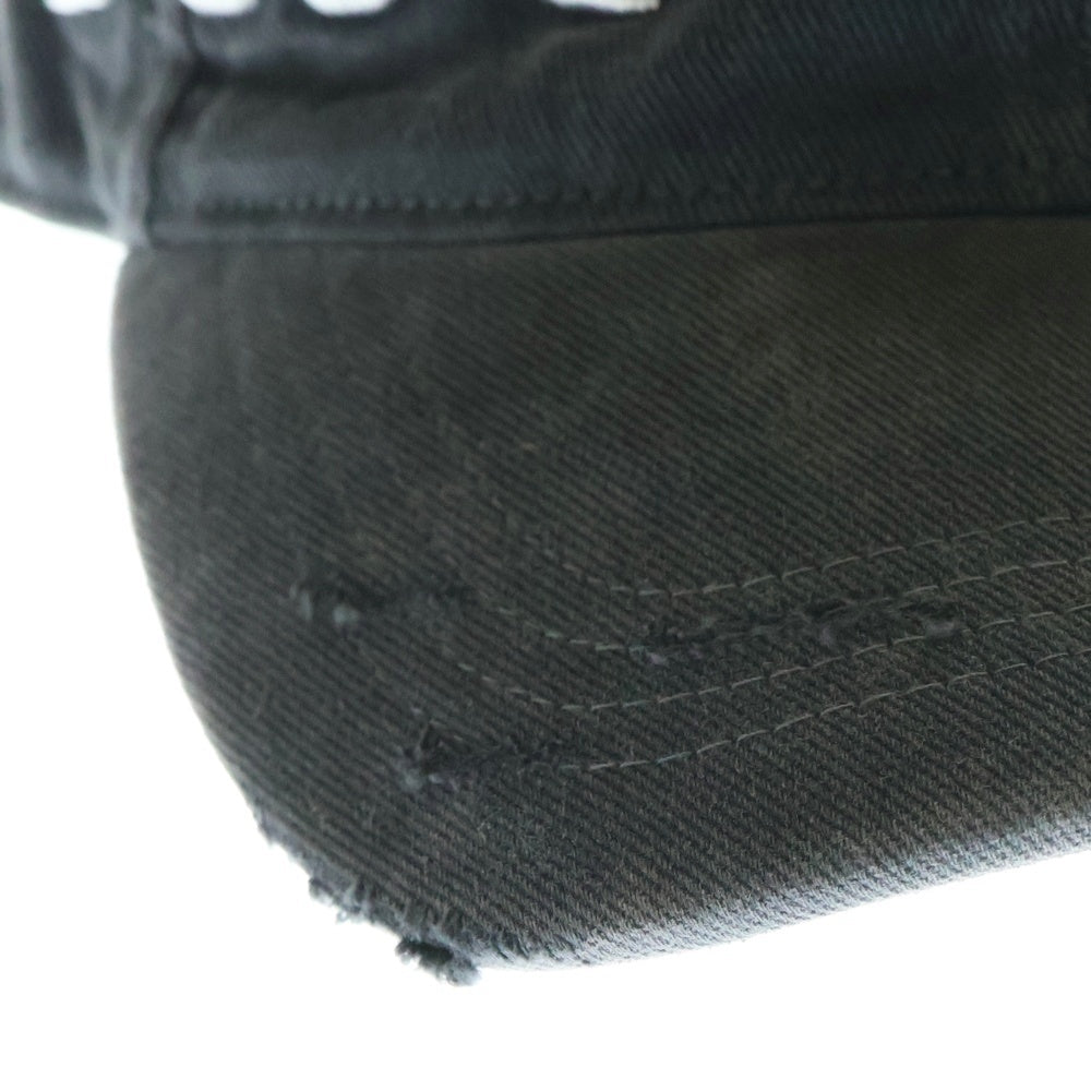Acne Studios(アクネ ストゥディオズ) ×Kappa Twill Logo Cap SP-UX-HATS000013 カッパ ツイルロゴ ベースボールキャップ ブラック