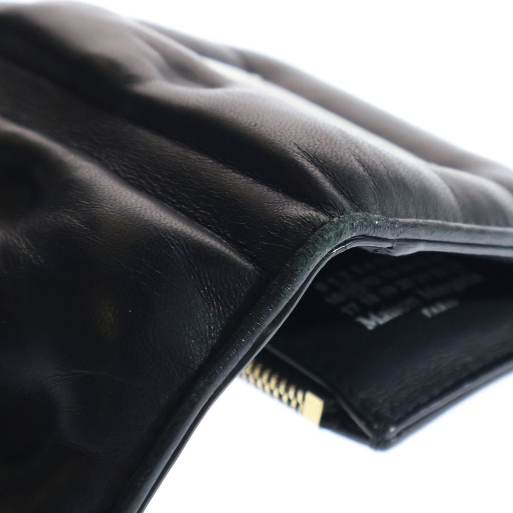 Maison Margiela 11(メゾンマルジェラ11) GLAM SLAM グラムスラム レザー 三つ折り財布 コンパクトウォレット ブラック S56UI0138