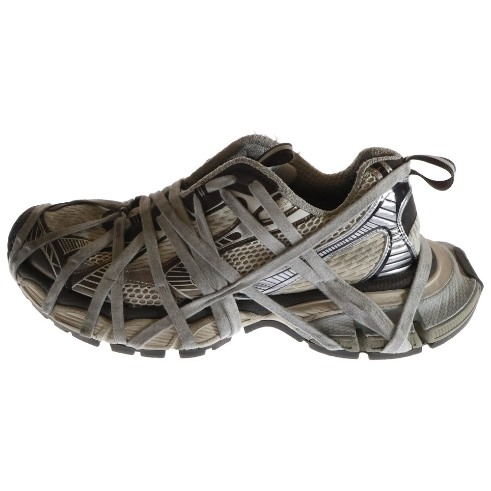 BALENCIAGA(バレンシアガ) 3XL Sneaker EXTREME LACE 778698 ユーズド加工 エクストリームシューレース ローカットスニーカー グレー