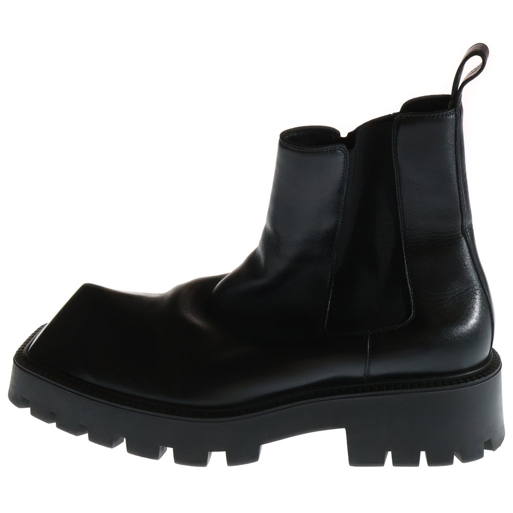 BALENCIAGA(バレンシアガ) RHINO BOOTS 671291 リノ サイドゴア レザーブーツ ブラック