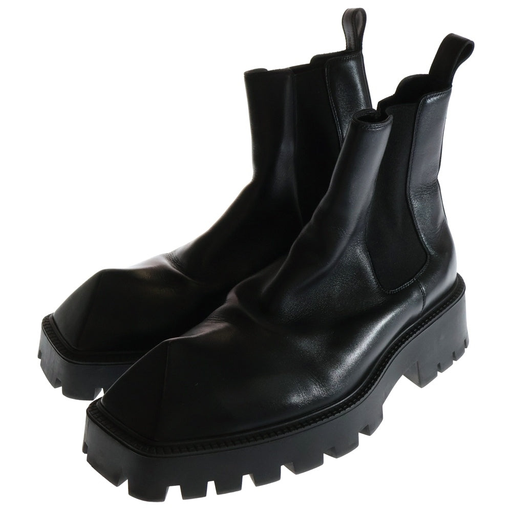 BALENCIAGA(バレンシアガ) RHINO BOOTS 671291 リノ サイドゴア レザーブーツ ブラック