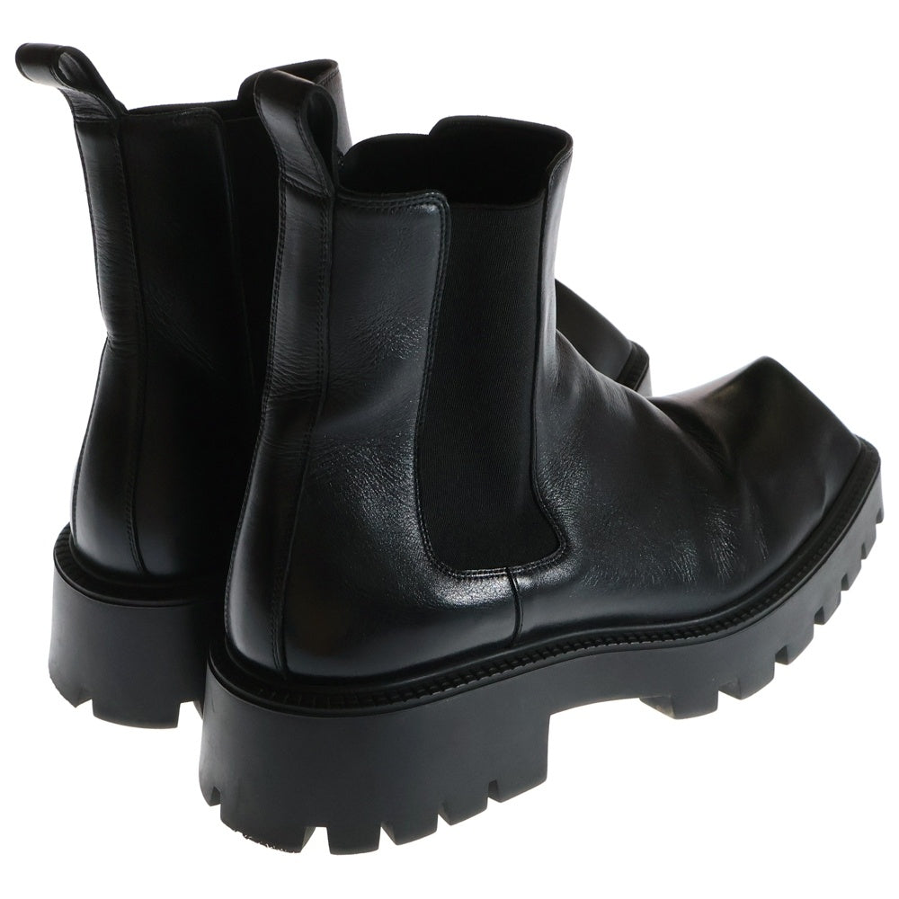 BALENCIAGA(バレンシアガ) RHINO BOOTS 671291 リノ サイドゴア レザーブーツ ブラック
