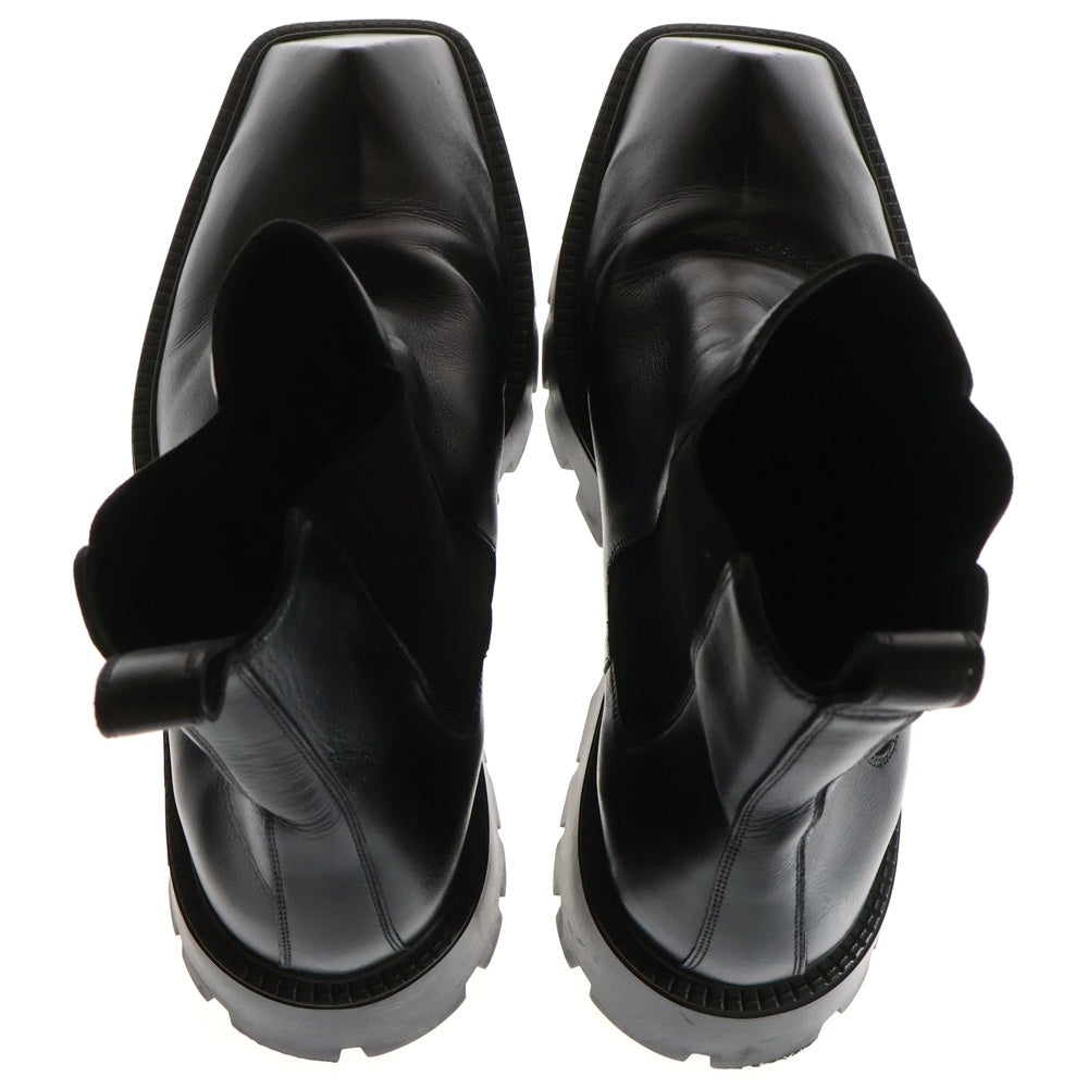 BALENCIAGA(バレンシアガ) RHINO BOOTS 671291 リノ サイドゴア レザーブーツ ブラック