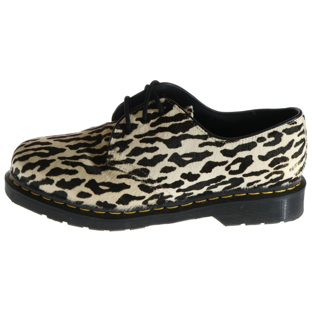 WACKO MARIA(ワコマリア) ×Dr. Martens 1461 ドクターマーチン 3ホールレオパードシューズ ベージュ/ブラック