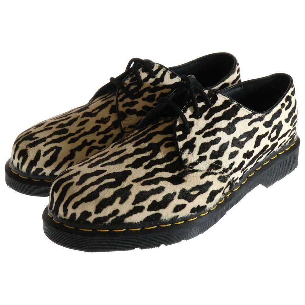 WACKO MARIA(ワコマリア) ×Dr. Martens 1461 ドクターマーチン 3ホールレオパードシューズ ベージュ/ブラック