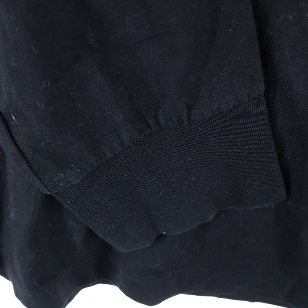 DSQUARED2(ディースクエアード) ロゴプリント 長袖Tシャツ クルーネックカットソー ブラック S74GD1295