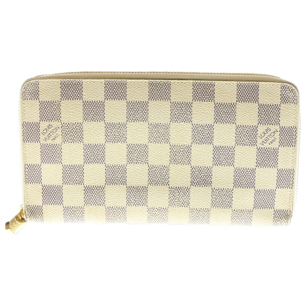 LOUIS VUITTON(ルイヴィトン) ジッピー オーガナイザー ダミエアズール ラウンドジップ長財布 N60012 ベージュ