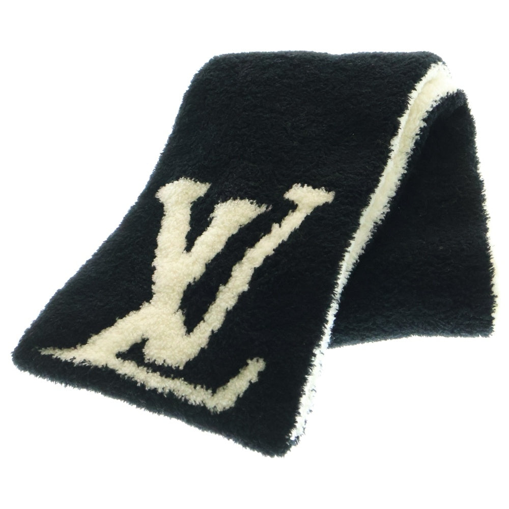 LOUIS VUITTON(ルイヴィトン) LVコンフィ リバースファーコートマフラー M79399 ブラック/ホワイト