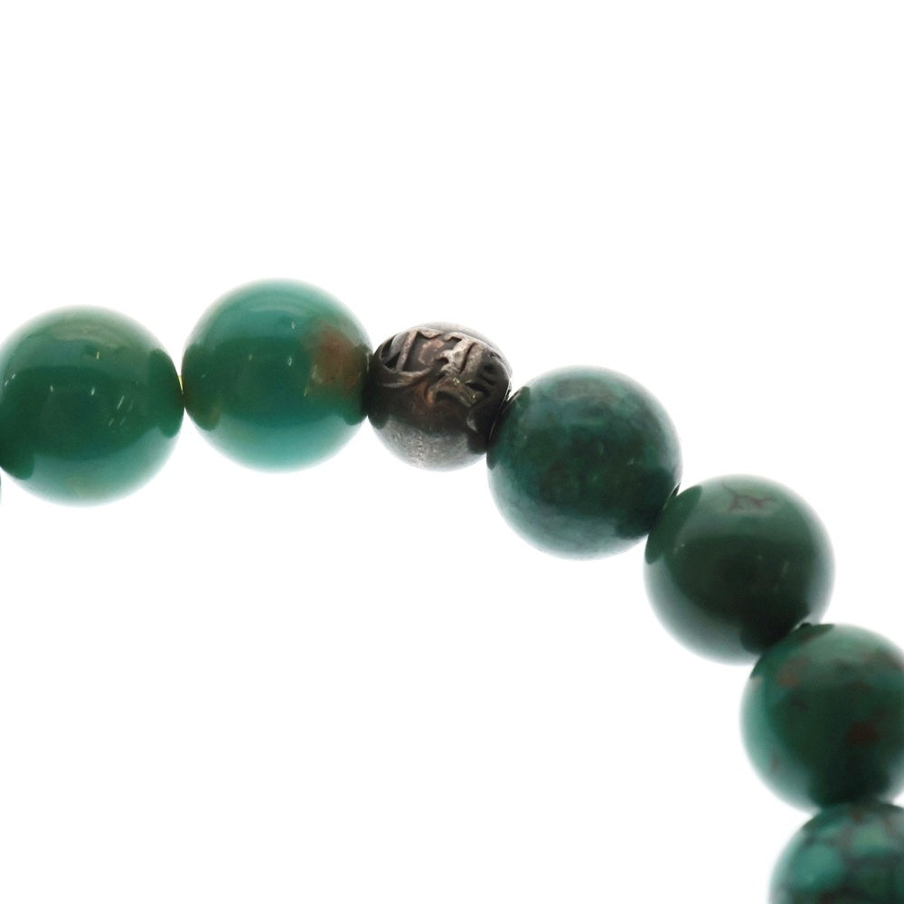 CHROME HEARTS(クロムハーツ) 8mm BEAD ビーズ ブレスレット シルバー/ターコイズ