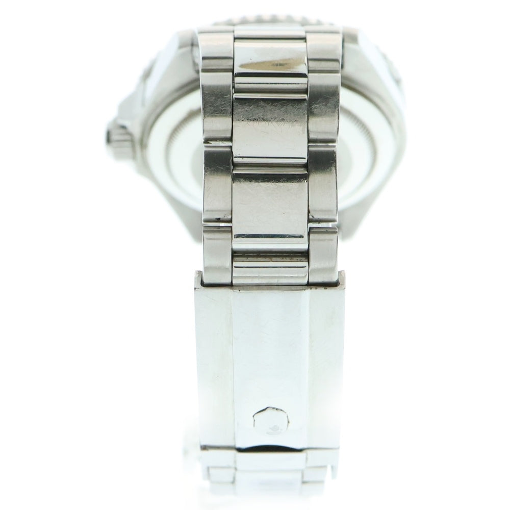 A BATHING APE(アベイシングエイプ) T002 BAPEX 自動巻き 腕時計 黒文字盤 シルバー