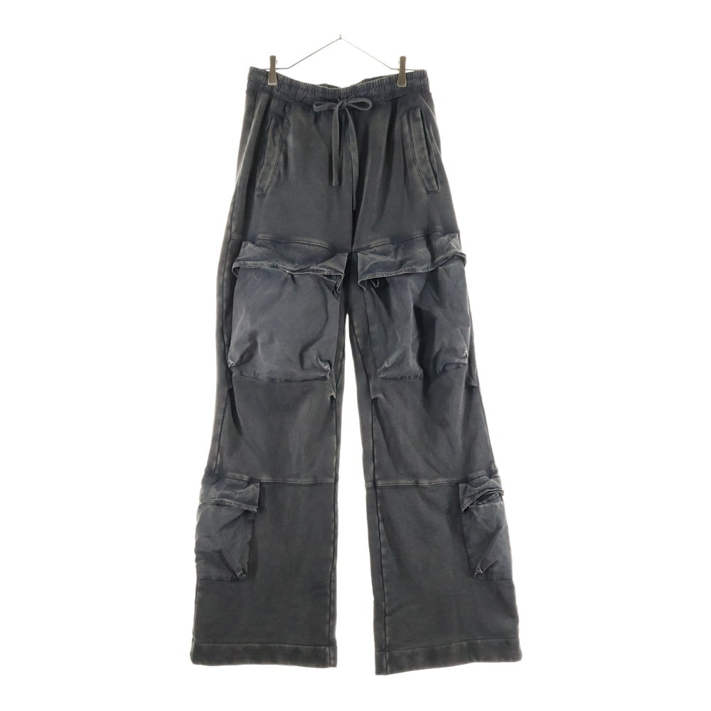 entire studios(エンタイア スタジオ) UTILITY CARGO SWEAT PANTS ES2341 PO0209 ユーティリティ カーゴスウェットパンツ ダークグレー