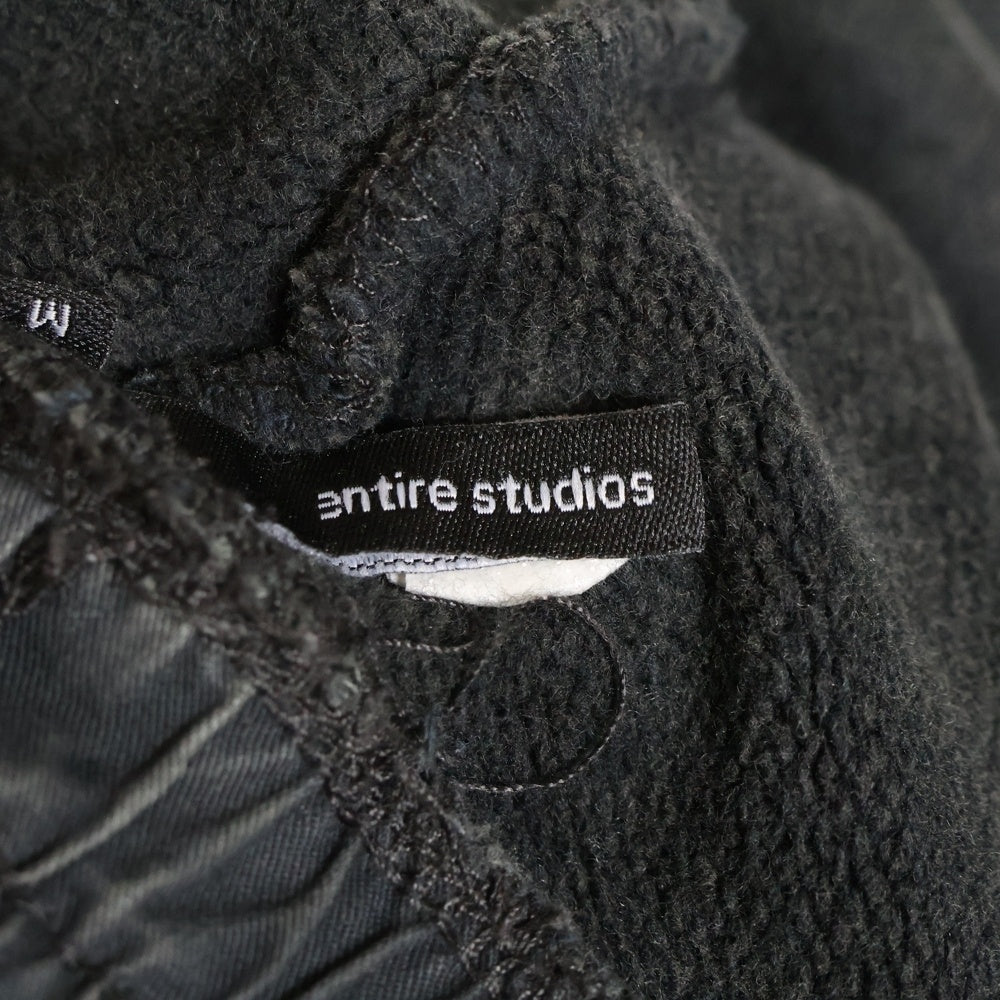 entire studios(エンタイア スタジオ) UTILITY CARGO SWEAT PANTS ES2341 PO0209 ユーティリティ カーゴスウェットパンツ ダークグレー