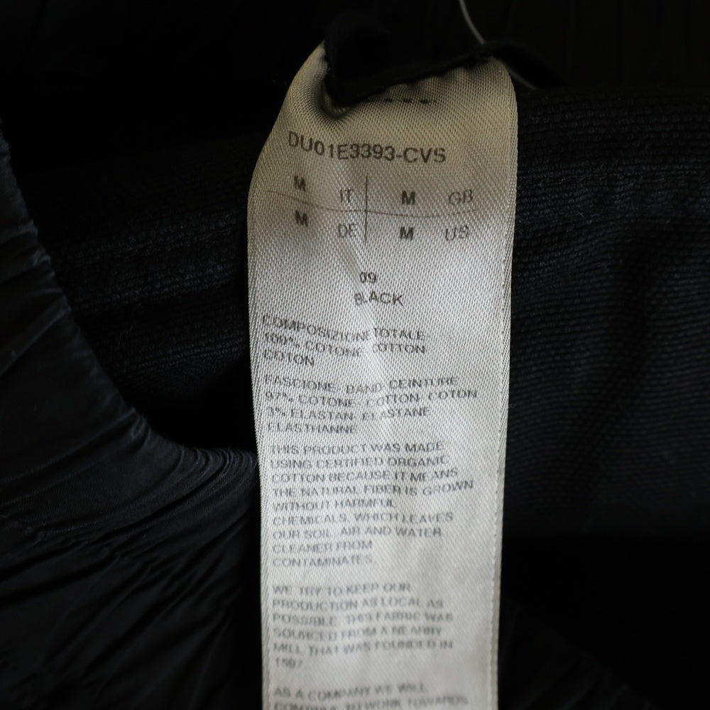 DRKSHDW(ダークシャドウ) 25SS PUSHER PANTS DU01E3393-CVS キャンバス プッシャーパンツ ブラック