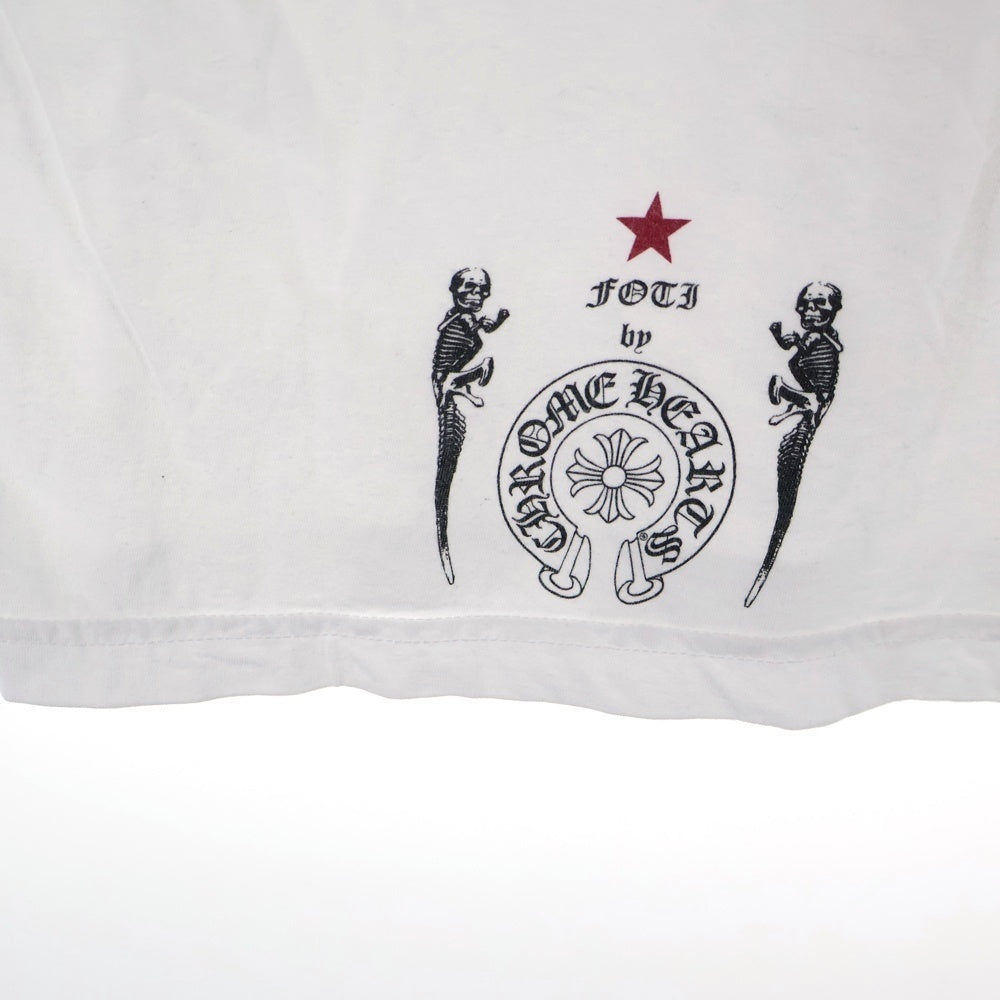 CHROME HEARTS(クロムハーツ) FOTI S/S TEE フォティ フロントフォトプリント 半袖カットソー Tシャツ ホワイト