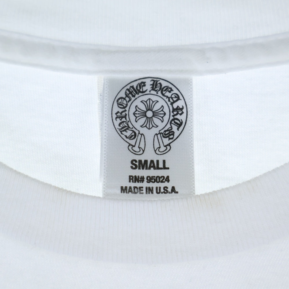 CHROME HEARTS(クロムハーツ) FOTI S/S TEE フォティ フロントフォトプリント 半袖カットソー Tシャツ ホワイト