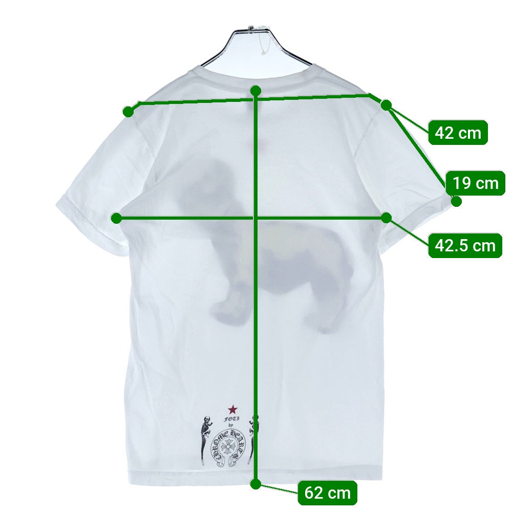 CHROME HEARTS(クロムハーツ) FOTI S/S TEE フォティ フロントフォトプリント 半袖カットソー Tシャツ ホワイト