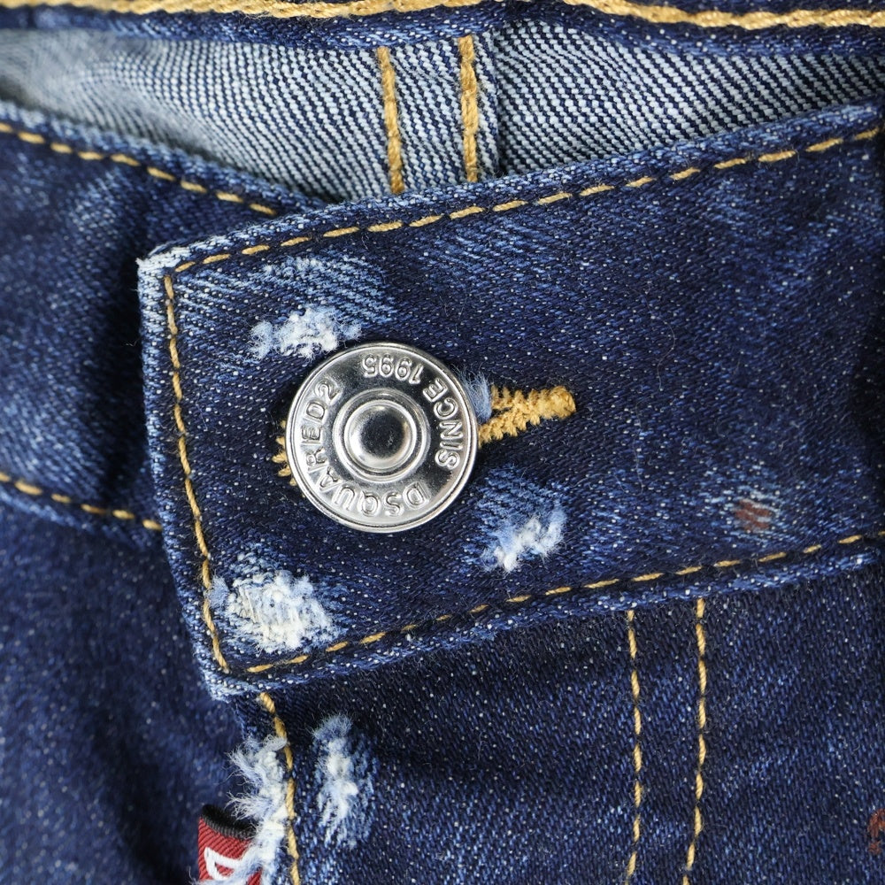 DSQUARED2(ディースクエアード) SKATER JEAN スケータージーンズ ダメージ加工 インディゴ S71LB0756 S30664