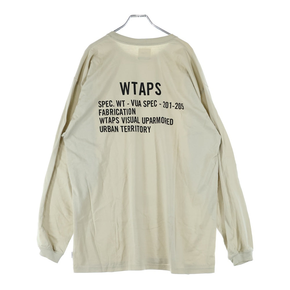 WTAPS ベージュ 長袖カットソー S WTAPS(ダブルタップス) SPEC L/S TEE