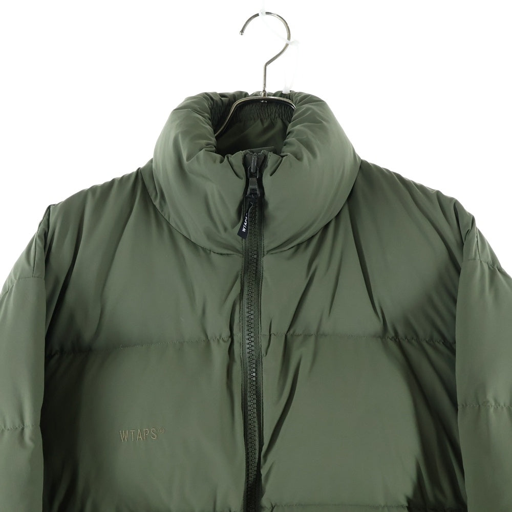 WTAPS(ダブルタップス) 20AW BIVOUAC JACKET POLY TAFFETA 202BRDT-JKM03 ロゴ刺繍 ダウン ジャケット カーキ