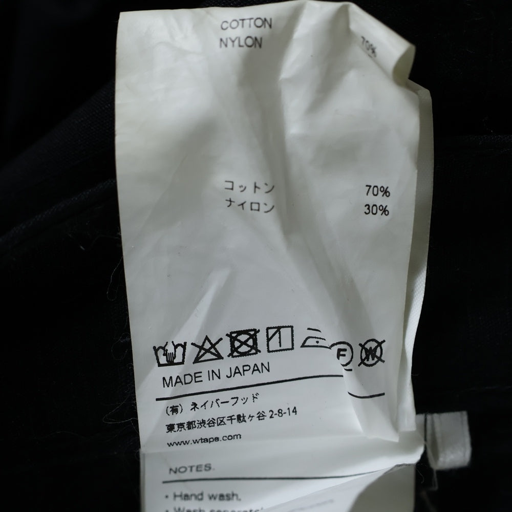 WTAPS(ダブルタップス) 20AW JUNGLE STOCK TROUSERS 202WVDT-PTM01 ジャングル ストック トラウザーズパンツ ブラック