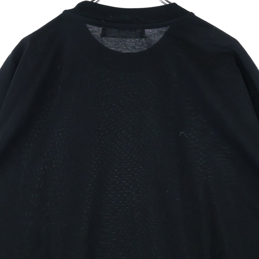 everyone(エブリワン) Cotton Long Sleeve T-Shirt EV23-CS05 クルーネック 長袖Tシャツ カットソー ブラック