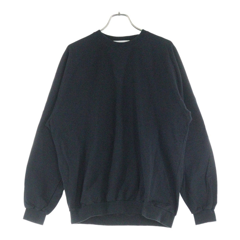 everyone(エブリワン) Cotton Crew Neck T-Shirt EV24-CS26 クルーネック 長袖Tシャツ カットソー ブラック