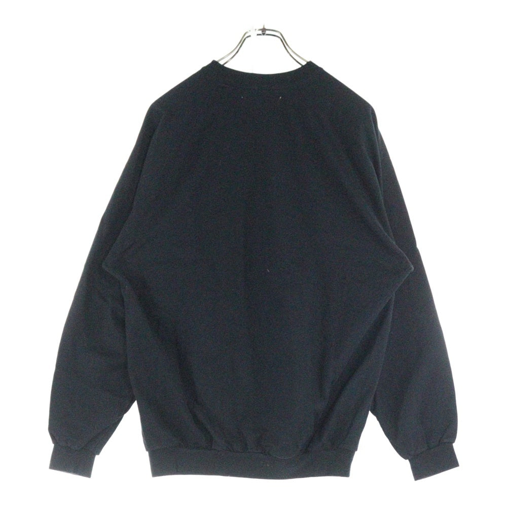 everyone(エブリワン) Cotton Crew Neck T-Shirt EV24-CS26 クルーネック 長袖Tシャツ カットソー ブラック