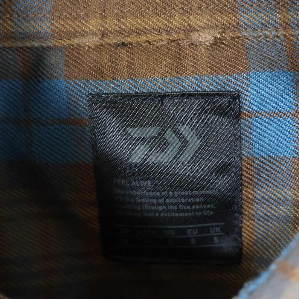 DAIWA PIER39(ダイワ ピアサーティナイン) 21AW TECH FLANNEL WORKER'S SHIRTS BE-88021W チェック 長袖 ワーカーズシャツ ブラウン/ブルー