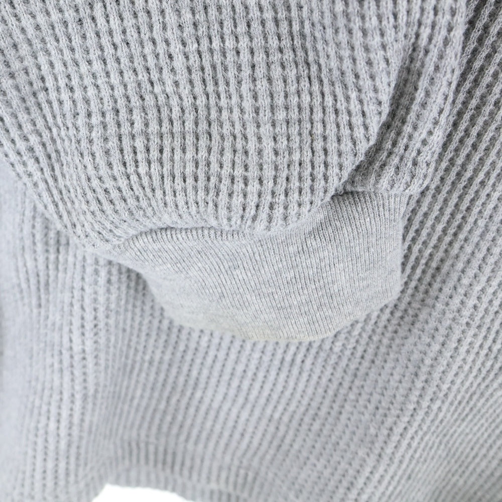 DESCENDANT(ディセンダント) 23SS GAUFRE WAFFLE LS 231ATDS-CSM07 ゴーフル ワッフル ロングスリーブ サーマル 長袖 Tシャツ グレー