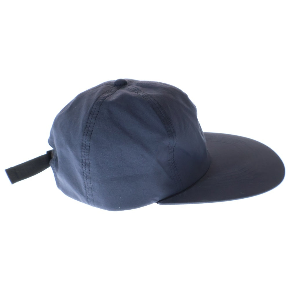 SEE SEE(シーシー) ロゴ刺繍 ナイロン ベースボールキャップ 帽子 ネイビー