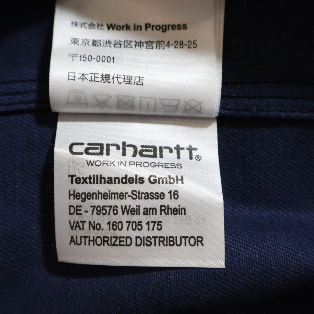 Carhartt WIP(カーハート ダブリューアイピー) 22AW ×Kunichi Nomura Tripster 野村訓市 トリップスター セットアップ カジュアルスーツ カバーオール ジャケット パンツ ネイビー