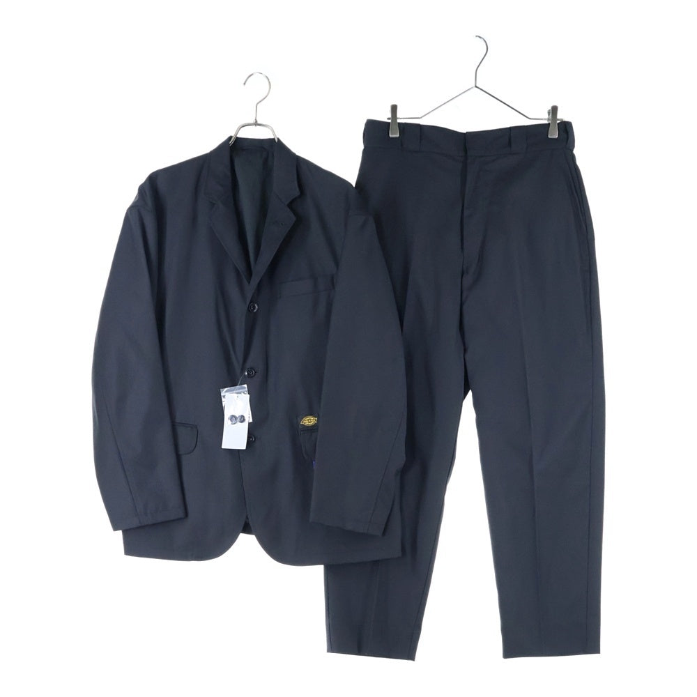 Dickies(ディッキーズ) 23SS ×TRIPSTER トリップスター ウール混 セットアップスーツ テーラードジャケット スラックスパンツ ブラック 231M10BM01