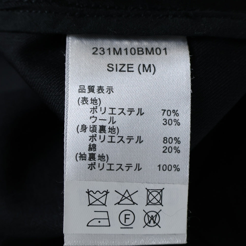 Dickies(ディッキーズ) 23SS ×TRIPSTER トリップスター ウール混 セットアップスーツ テーラードジャケット スラックスパンツ ブラック 231M10BM01