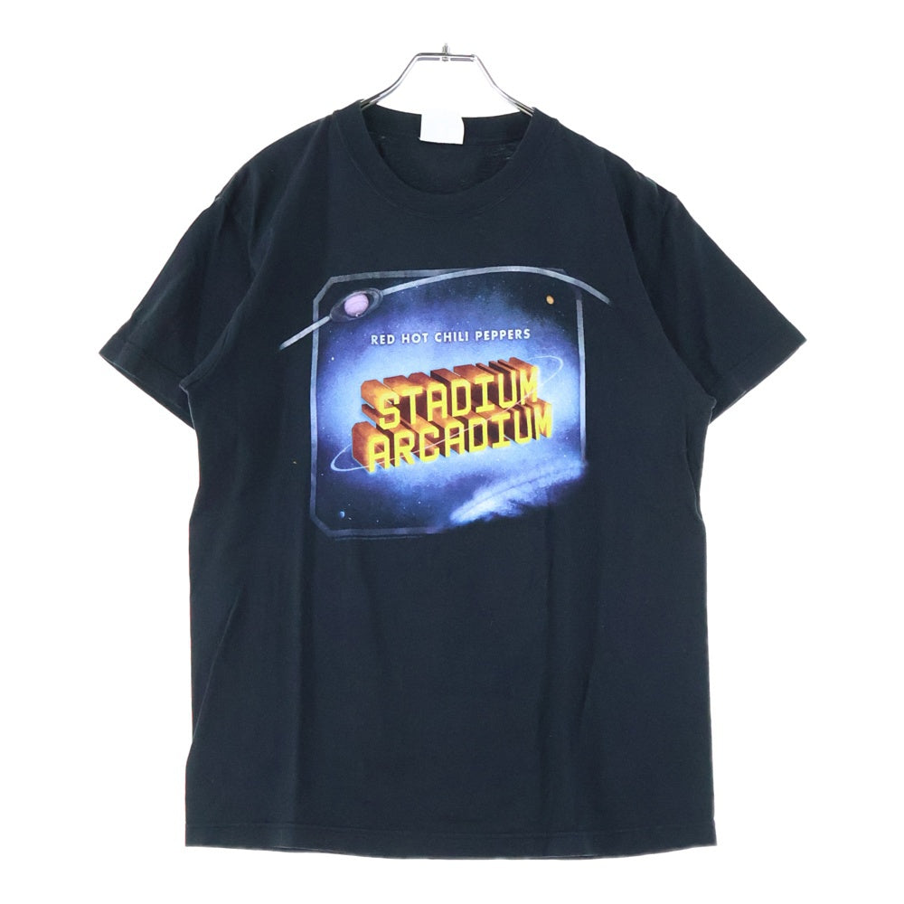 VINTAGE(ヴィンテージ) 00s RED HOT CHILI PEPPERS STADIUM ARCADIUM 2007 レッドホットチリペッパーズ 半袖Tシャツ カットソー ブラック